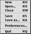 File Menu